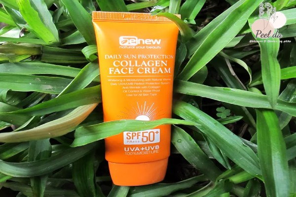 Thành phần lành tính là ưu điểm của kem chống nắng Collagen Face Cream 