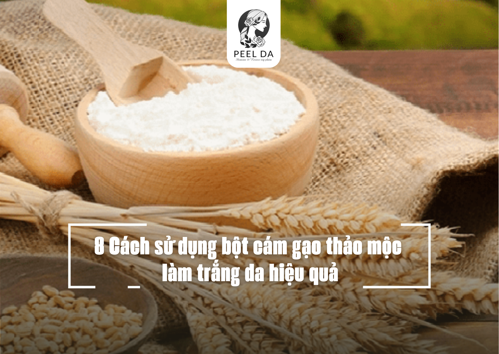 8 Cách sử dụng bột cám gạo thảo mộc làm trắng da hiệu quả