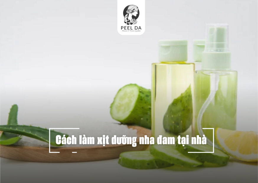 Cách làm xịt dưỡng nha đam tại nhà