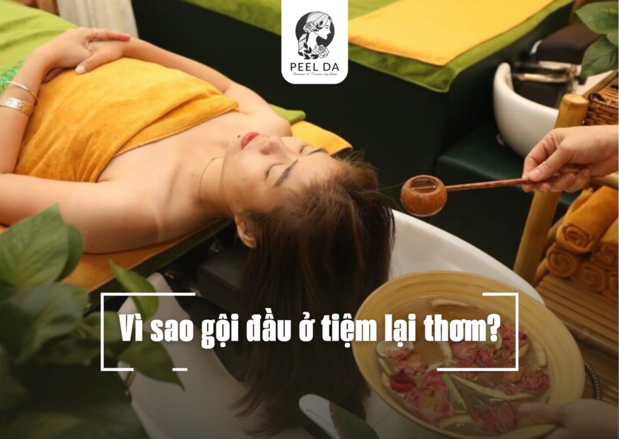 Vì sao gội đầu ở tiệm lại thơm?