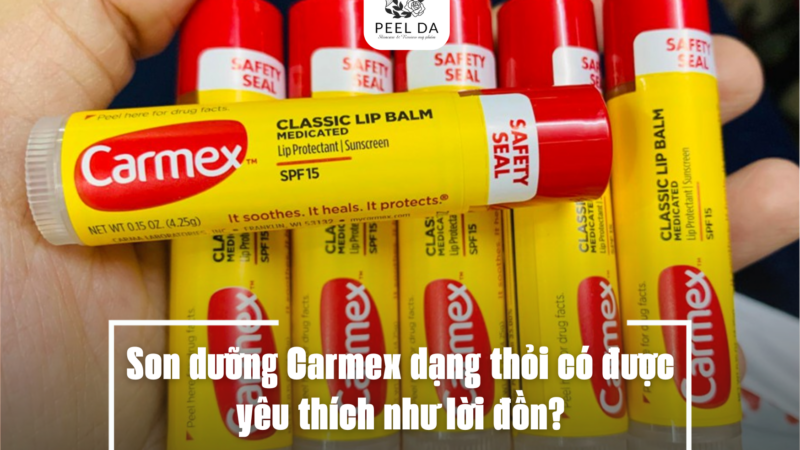 Son dưỡng Carmex dạng thỏi có được yêu thích như lời đồn?