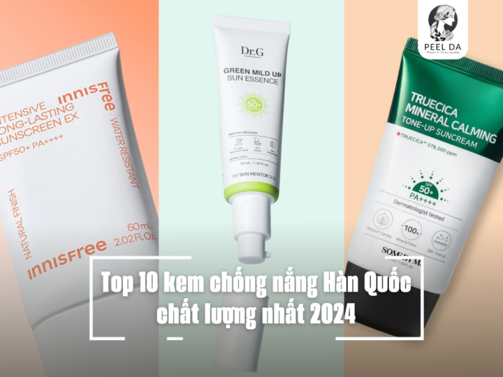 Top 10 kem chống nắng Hàn Quốc chất lượng nhất 2024